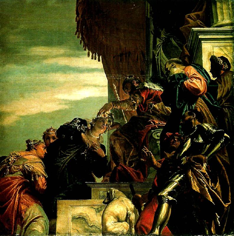 Paolo  Veronese coronation of esther